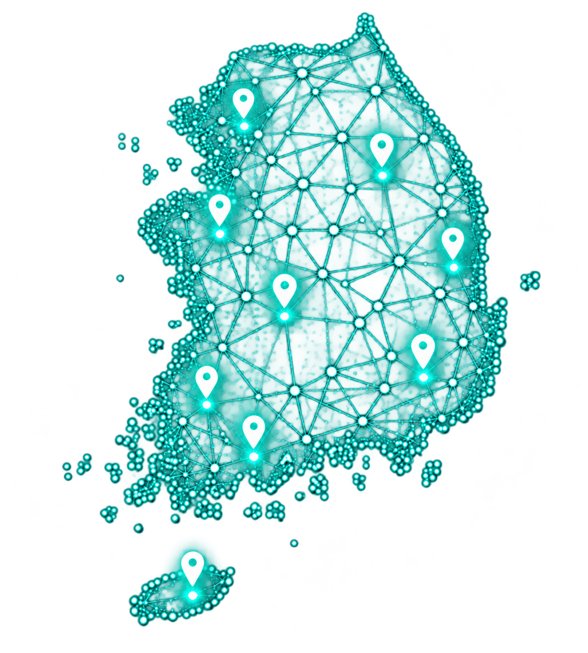 전국 파트너 네트워크 지도